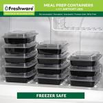 Freshware 50-Pack 16 oz Meal Prep Containers