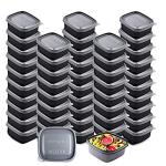 Stackable Meal Prep Containers with Lids - 50 Pack