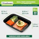 Freshware 50-Pack Meal Prep Containers with Lids