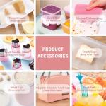 35-Piece Stackable Bento Lunch Box Set (Pink)