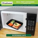 Freshware 50-Pack Meal Prep Containers with Lids