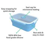 Vremi Collapsible Silicone Food Storage Containers Set