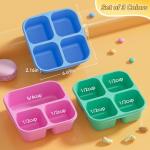 6-Piece Reusable Snack Box Set with Compartments