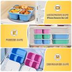 6-Piece Reusable Snack Box Set with Compartments