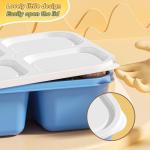 6-Piece Reusable Snack Box Set with Compartments