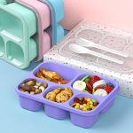 4 Pack Bento Box Meal Prep Containers