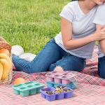 4 Pack Bento Box Meal Prep Containers