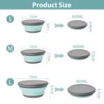 Collapsible Silicone Bowl Set for Camping & Kitchen