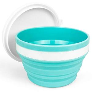 Collapsible Silicone Food Storage Bowls with Lids