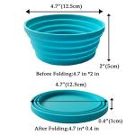 Expandable Silicone Bowl for Travel and Camping