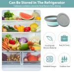 Collapsible Silicone Bowl Set for Camping & Kitchen