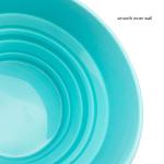 Collapsible Silicone Food Storage Bowls with Lids