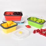 Collapsible Silicone Food Storage Containers Set of 4