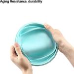 Collapsible Silicone Food Storage Bowls with Lids