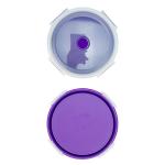 Lunbengo 1200ml Collapsible Camping Bowl with Spoon