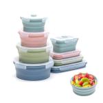 Collapsible Silicone Food Storage Container Set