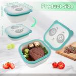 Collapsible Silicone Food Storage Containers with Lids