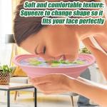 Palksky Foldable Silicone Face Ice Bath Bowl