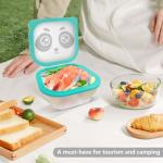 Collapsible Silicone Food Storage Containers with Lids