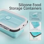 8 Collapsible Silicone Food Storage Containers