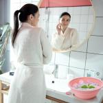 Palksky Foldable Silicone Face Ice Bath Bowl