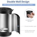 Compact Stainless Steel Electric Kettle for Travel
