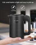 Lightweight 0.6L Electric Tea Kettle - Fast Boil