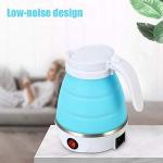 Blue Portable Electric Kettle for Coffee and Tea