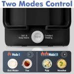 Compact Travel Electric Kettle with Dual Control