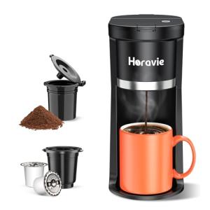 Compact Coffee Maker for K-Cups and Grounds
