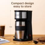 Single Serve Drip Coffee Maker with Travel Cup