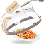 Gracenal 10” Microwave Splatter Cover with Steamer