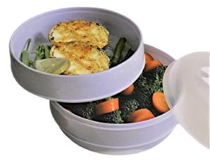 2-Tier BPA-Free Microwave Vegetable Steamer