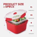 Tafura 2L Microwave Vegetable Steamer Basket