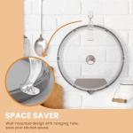 Gracenal 10” Microwave Splatter Cover with Steamer