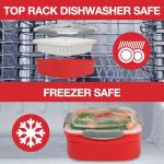 3-Piece Microwave Cookware Steamer Set