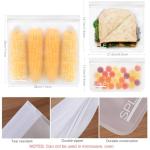 10 Pack Reusable Snack Bags - Dishwasher Safe
