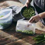 Silicone Reusable Food Storage Snack Bag - Clear