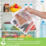 10 Pack Reusable Snack Bags - Dishwasher Safe