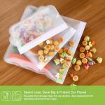 10 Pack Reusable Snack Bags - Dishwasher Safe