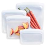 Stasher Silicone Reusable Storage Bags - 4-Pack