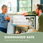 Dishwasher Safe Reusable Silicone Storage Bags - 6 Pack