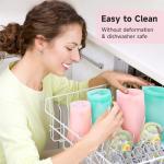 Silicone Storage Bags - BPA Free, 3 Pack