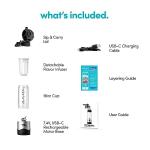 magic bullet Portable Blender MBPB50100 Silver, 16 oz