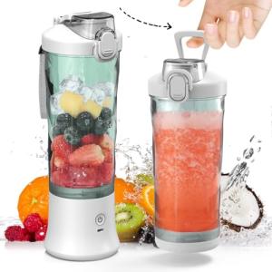 DENOKIN Cordless 20oz Portable Blender for Smoothies
