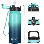 Insulated Stainless Steel Water Bottle with 3 Lids