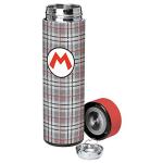 Mario Plaid Vacuum Insulated Water Bottle, 17 oz