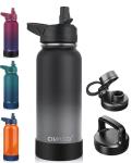 Insulated Stainless Steel Water Bottle with Straw
