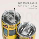 School Bus Tumbler - 20 oz Stainless Steel Mug