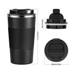 YINJOYI Insulated Stainless Steel Travel Coffee Mug